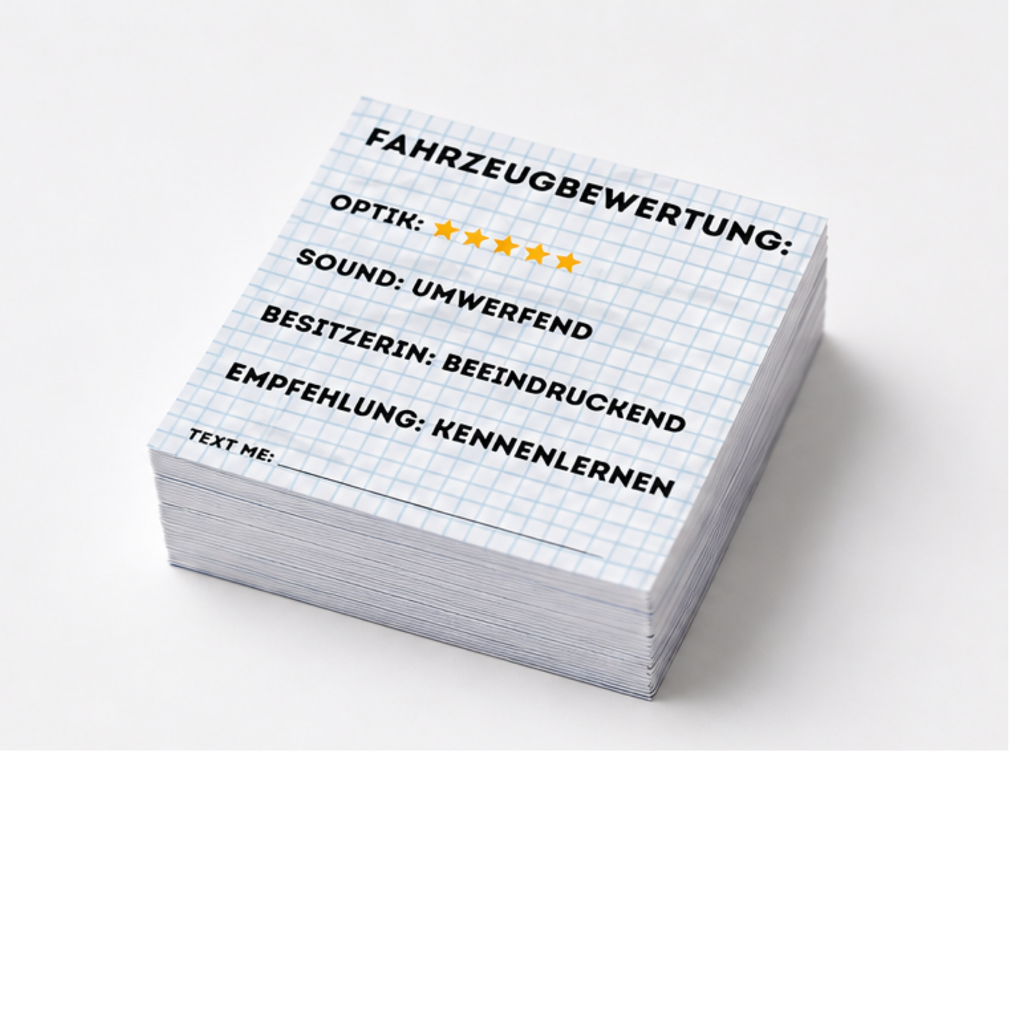 Fahrzeugbewertung Sticker 10er Set